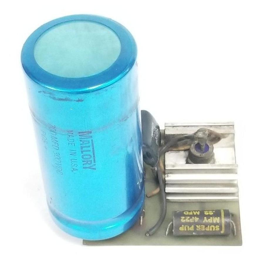 Used GENERIC SSR6E 119-031 CAPACITOR BOARD W/ 200-016-152 CAPACITOR 235-7308A