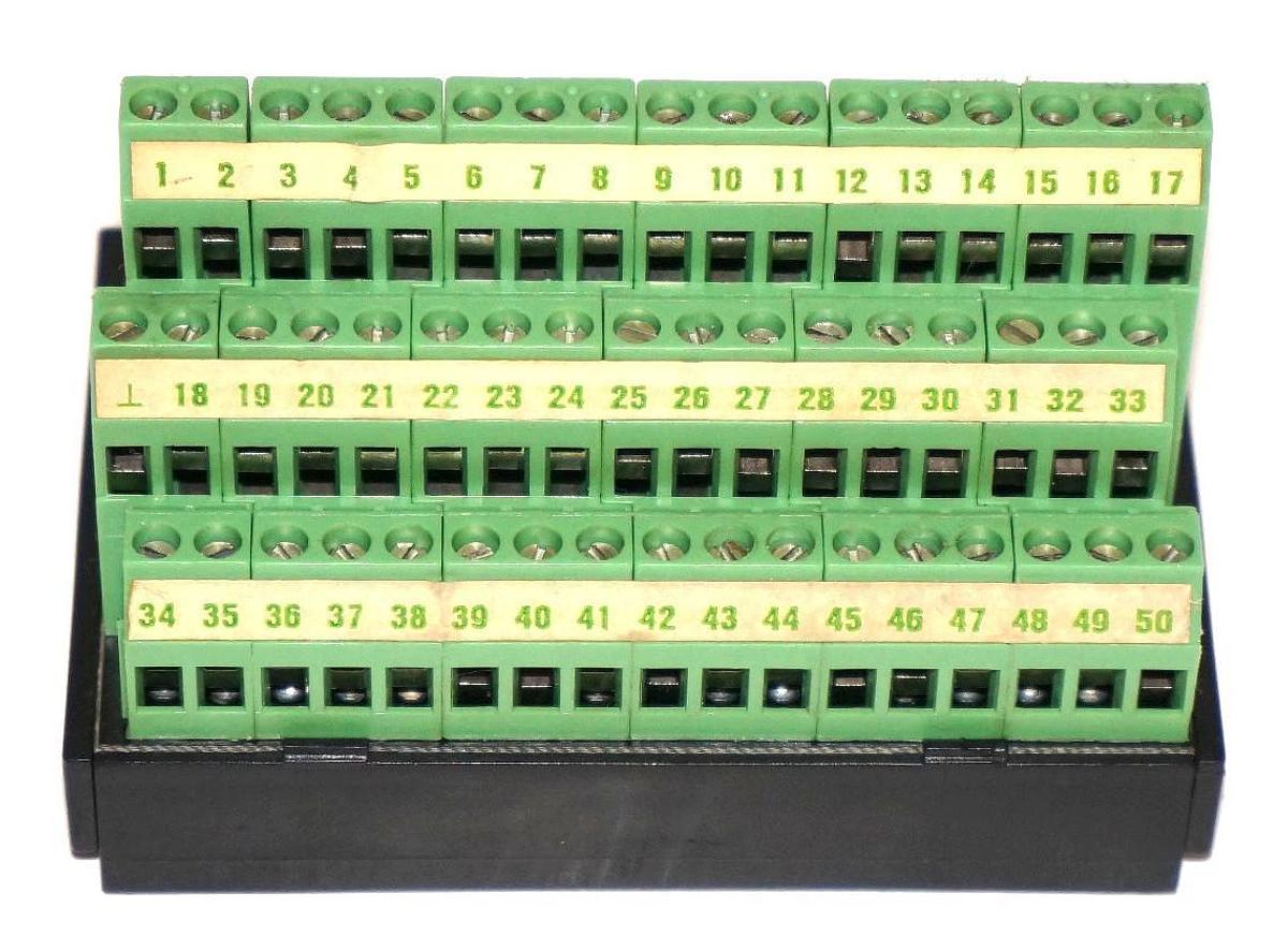 Used MURR ELEKTRONIK UG-SUB-50B/3 SIGNAL TRANSFER CONNECTOR ART. NO: 54044