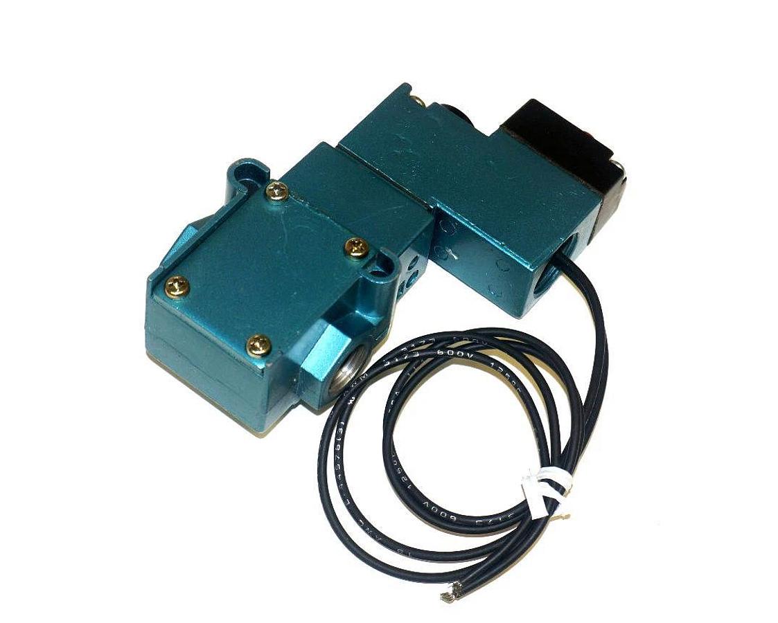 Used MAC 55B-12-PE-116AA VALVE W/ PED-116AAAA, 6.8 WATTS, 30 TO 150 PSI