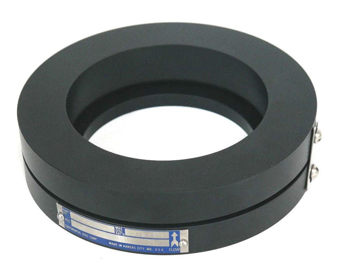 Used NEW CONTINENTAL DISC L71-0400-A151 RUPTURE DISC ASSEMBLY 4 150# ANSI 71 275PSIG