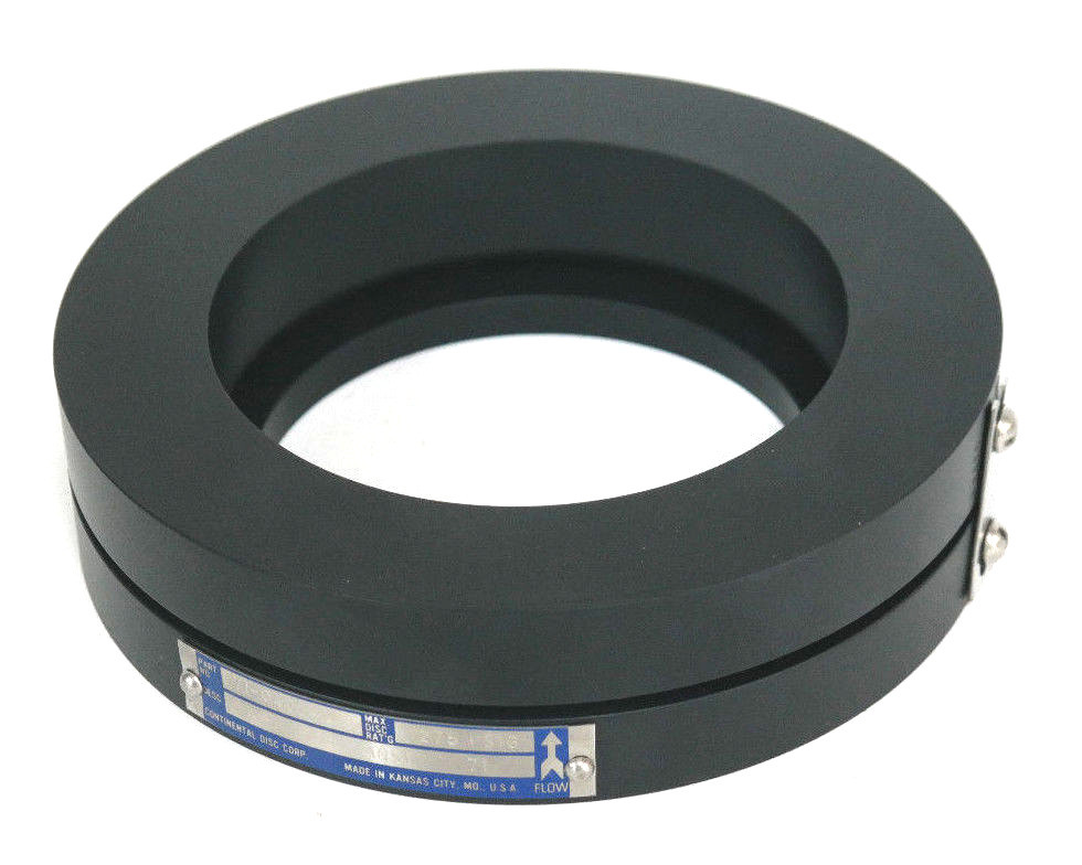 Used NEW CONTINENTAL DISC L71-0400-A151 RUPTURE DISC ASSEMBLY 4 150# ANSI 71 275PSIG
