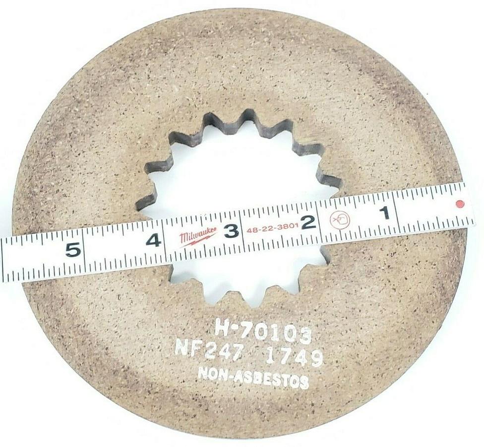 Used ABB / BALDOR RELIANCE H-70103 NON-ASBESTOS BRAKE DISC NF247 1749 H70103
