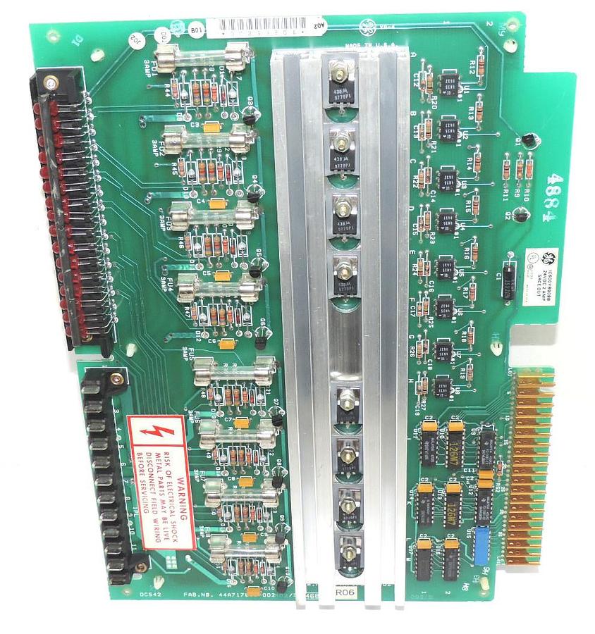 Used GE FANUC IC600YB908B OUTPUT BOARD 24VDC, 2 AMP, SRCE OUT