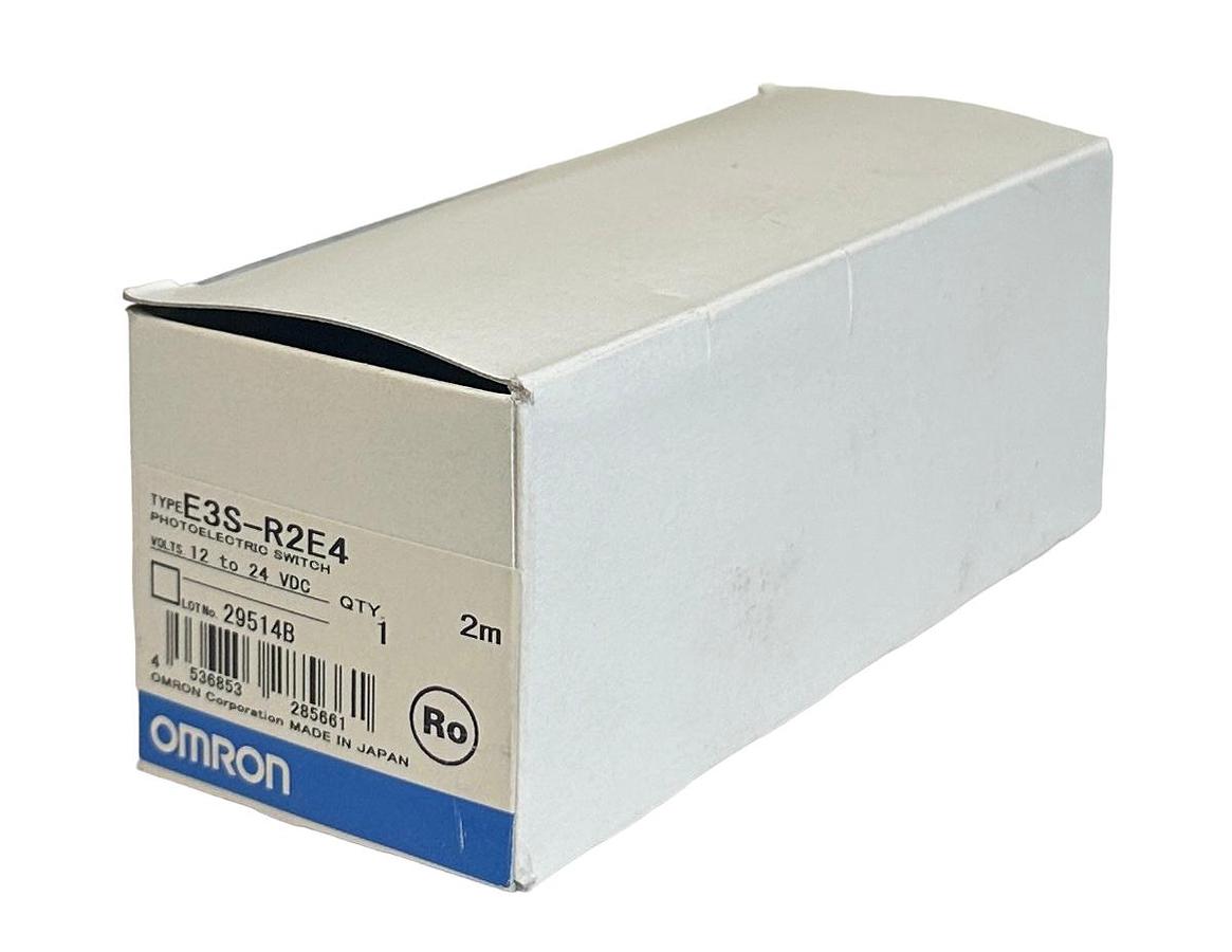 Used NEW OMRON E3S-R2E4 / E3SR2E4 PHOTOELECTRIC SWITCH 12-24VDC 2M CABLE NSMP