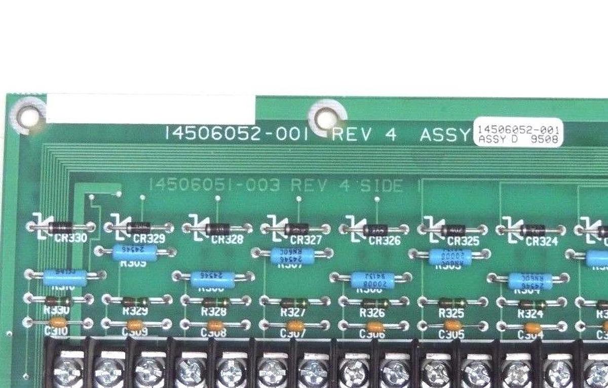 Used HONEYWELL 14506052-001 PC BOARD ASSEMBLY D W/ HONEYWELL 14506537-002 INSULATORS