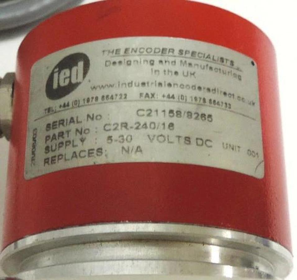 Used ACCU-CODER 715-1-0064-1-N-S-S-4-D-S-Y, ENCODER W/ IED ENCODER C2R-240/16