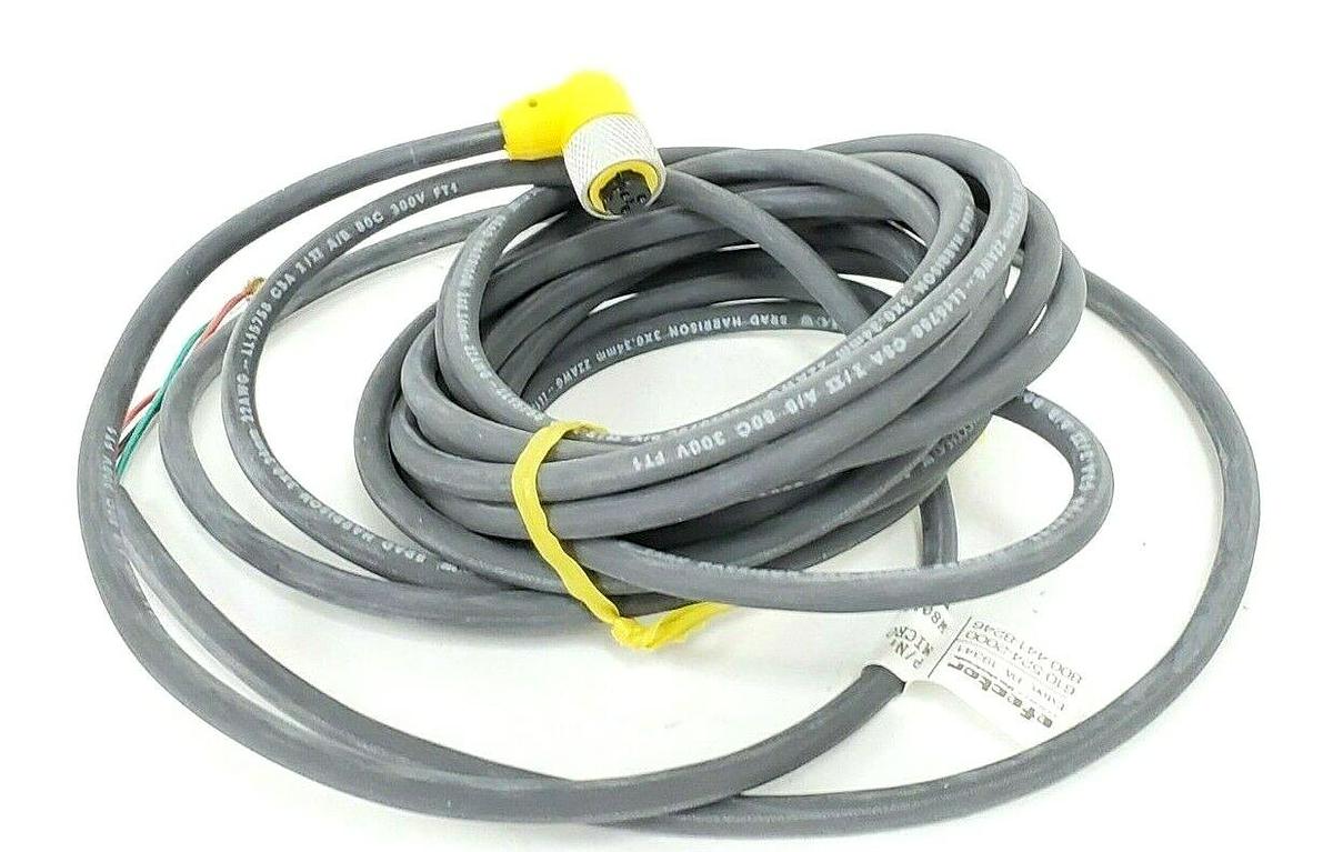 Used NEW IFM EFECTOR MICRO-AC-X/X-R0L-PUR-5M/W CORDSET CONNECTOR