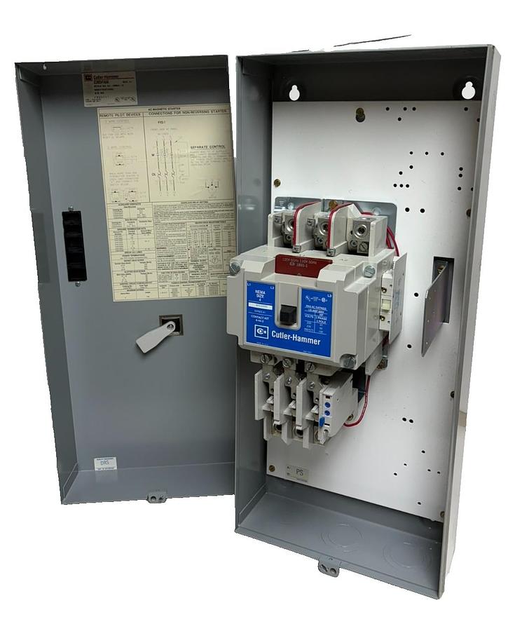 Used Cutler-Hammer ECN0541AAA Freedom NEMA Size 4 Motor Control Starter 120V Coil NEW