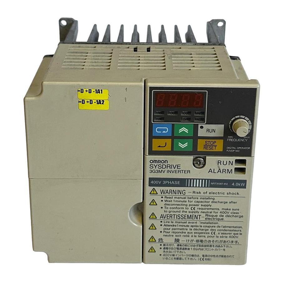 Used OMRON YASKAWA CIMR-V7AZ44P0 / CIMRV7AZ44P0 SYSDRIVE INVERTER 3G3MV 44P00 12A