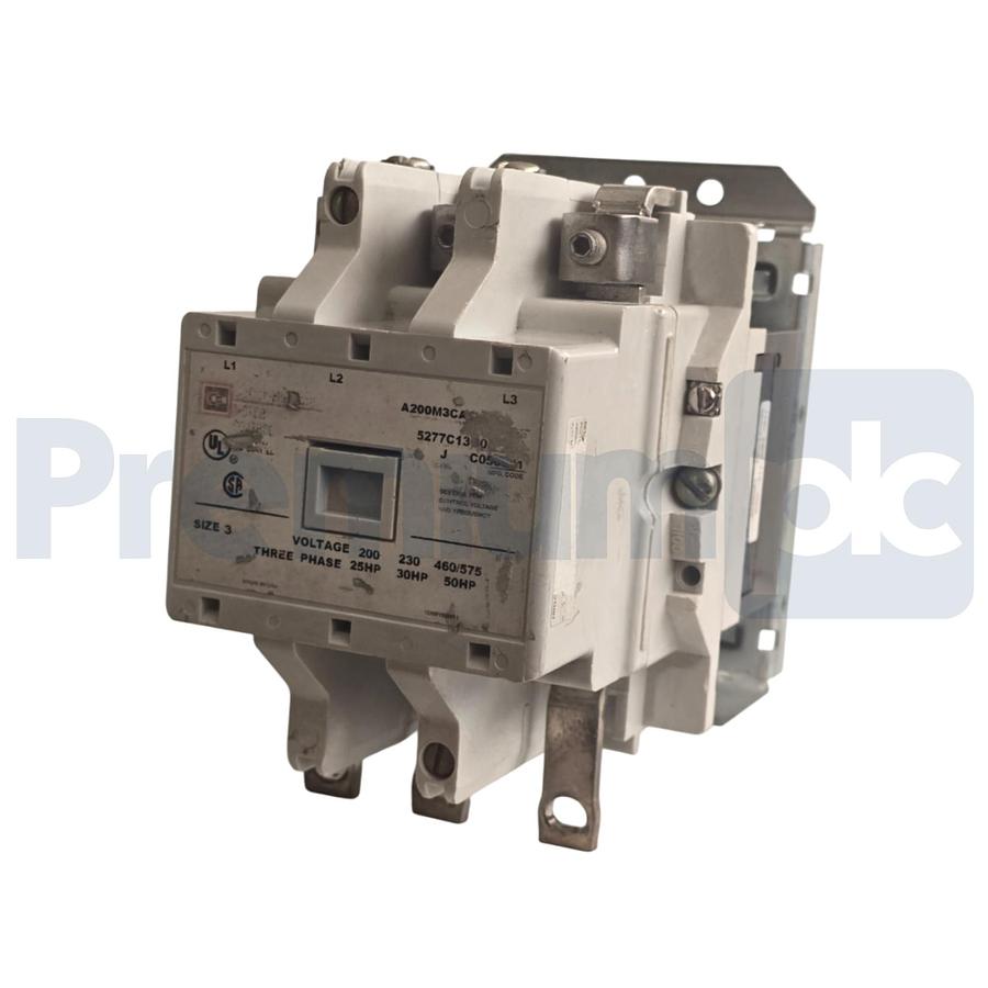 Used CUTLER-HAMMER A200M3CAC - A200 NEMA SIZE 3 MOTOR STARTER 110/120V COIL 90A USPI