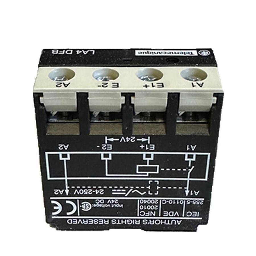 Used NEW TELEMECANIQUE LA4DFB CONTACTOR RELAY INTERFACE MODULE 24-250V AC/DC