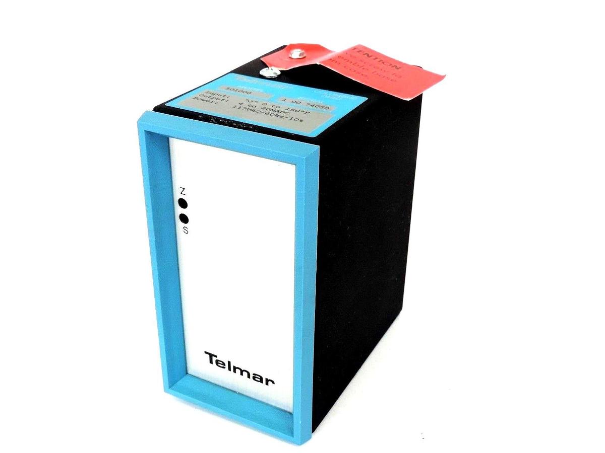 Used NEW TELMAR 501000 TRANSMITER 0-150F 4-20MADC 117VAC 60HZ