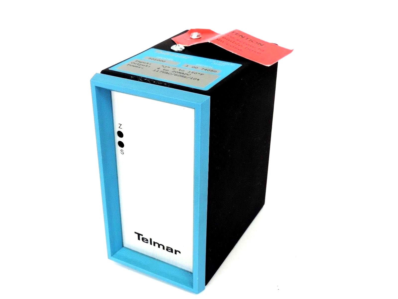 Used NEW TELMAR 501000 TRANSMITER 0-150F 4-20MADC 117VAC 60HZ