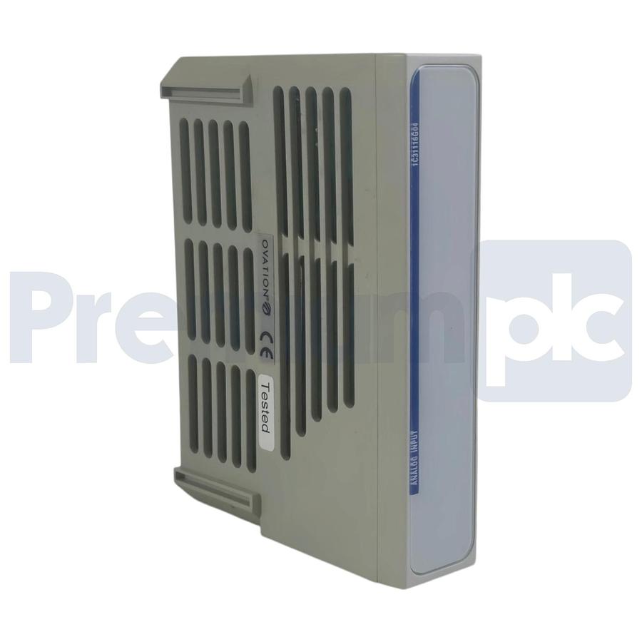 Used Emerson Westinghouse 1C31116G04 Ovation DCS 8-Ch Analog Voltage Input Module NEW