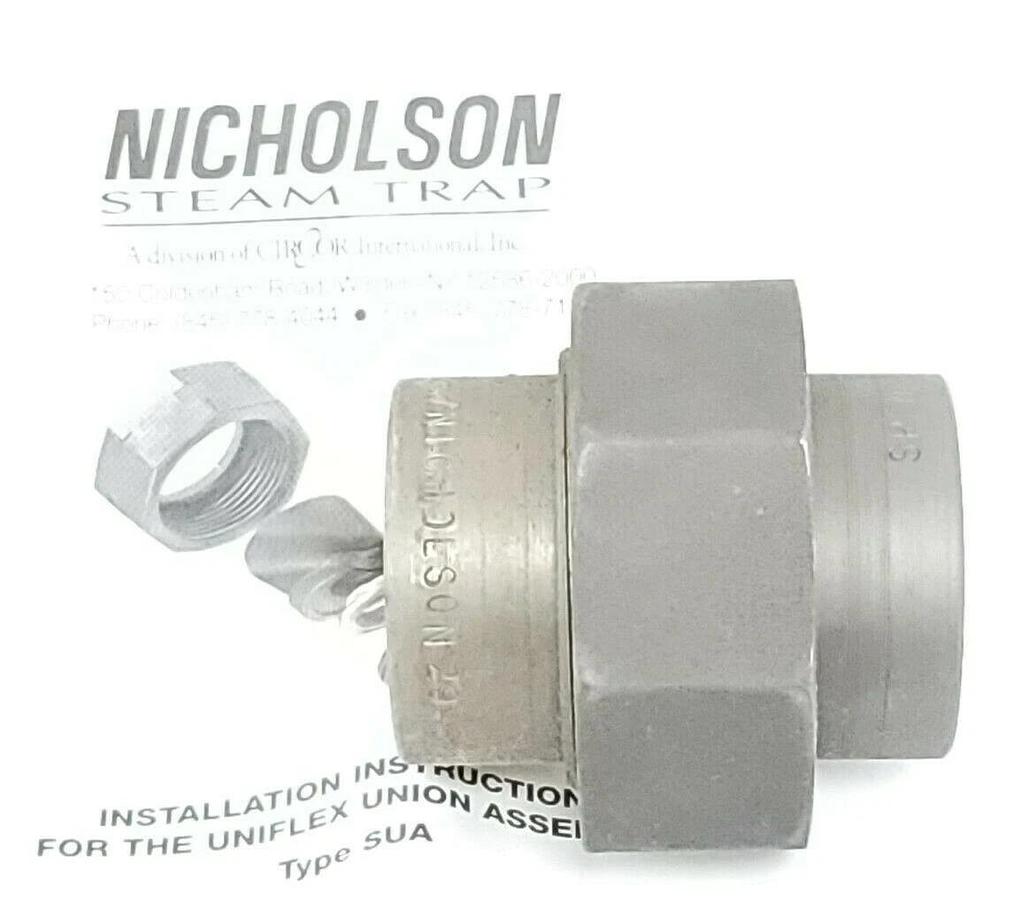 Used NIB NICHOLSON 6505010 UNIFLEX PIPE COUPLING 1'' CARBON STEEL