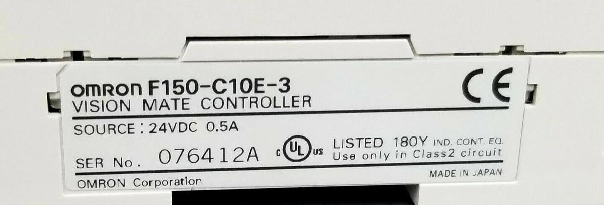 Used NIB OMRON F150-C10E-3 VISION MATE CONTROLLER 24VDC 0.5A F150C10E3 F150