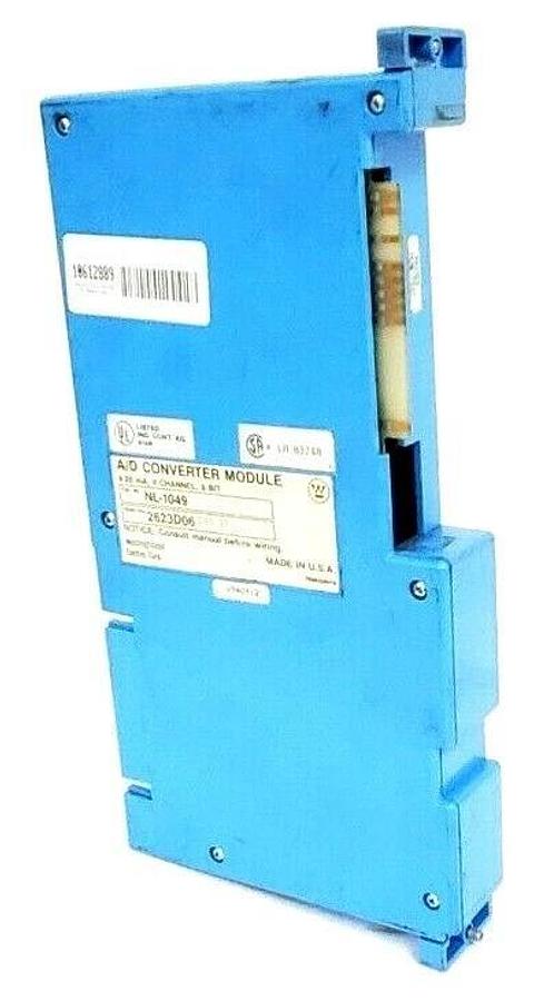 Used WESTINGHOUSE NL-1049 A/D CONVERTER MODULE STYLE: 2623D06, 4-20 MA 8 BIT