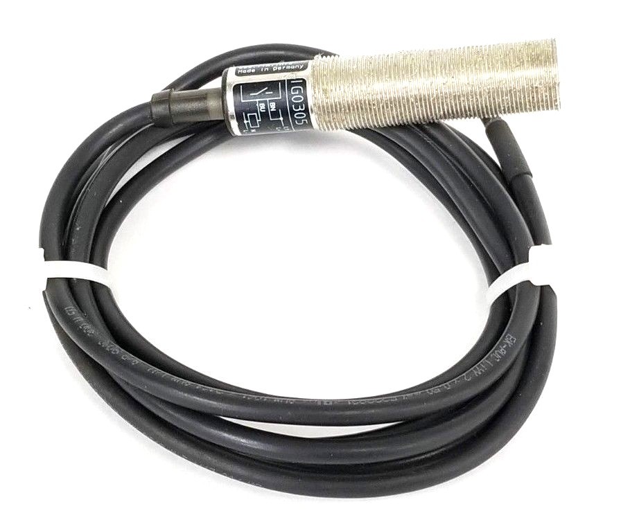 Used IFM IGA2005-AB0A INDUCTIVE SENSOR IGA2005AB0A, S:5MM, U:20...250V, 77'' LEAD