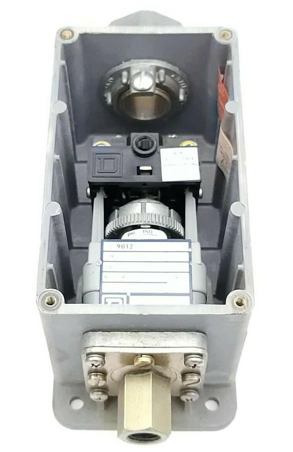 Used NIB SQUARE D 9012-GRW5 PRESSURE SWITCH 9012GRW5 SER. B RANGE 3-150PSIG