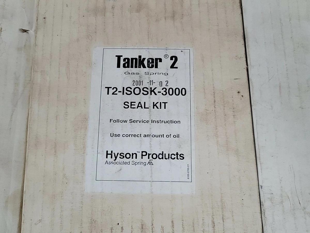 Used (3) NIB HYSON PRODUCTS TANKER-2 T2-ISOSK-3000 GAS SPRING SEAL KITS T2ISOSK3000