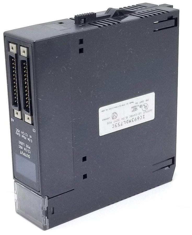 Used GE FANUC IC693MDL753C OUTPUT MODULE 0.5A, 32 PT POS, 12/24 VDC