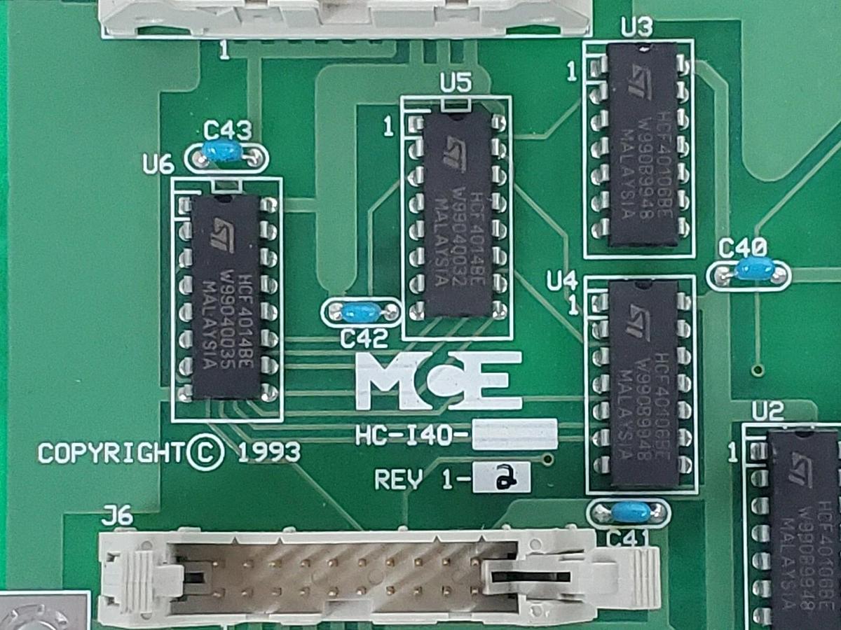 Used MCE HC-140 ELEVATOR EXPANDER BOARD HC140 REV: 1-2, 26-03-0021 REV. J