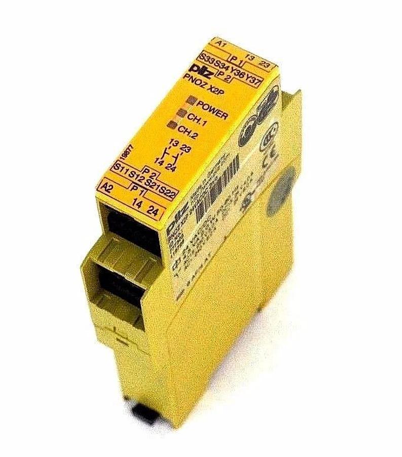 Used PILZ PNOZ X2P 24VACDC 2n/o SAFETY RELAY PNOZ X2P, ID NO. : 777303