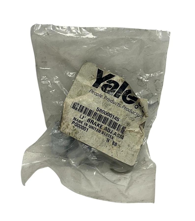 Used YALE 580000145 / YT580000145 OEM LEFT HAND BRAKE ADJUSTER ASM FOR FORKLIFT NSFS