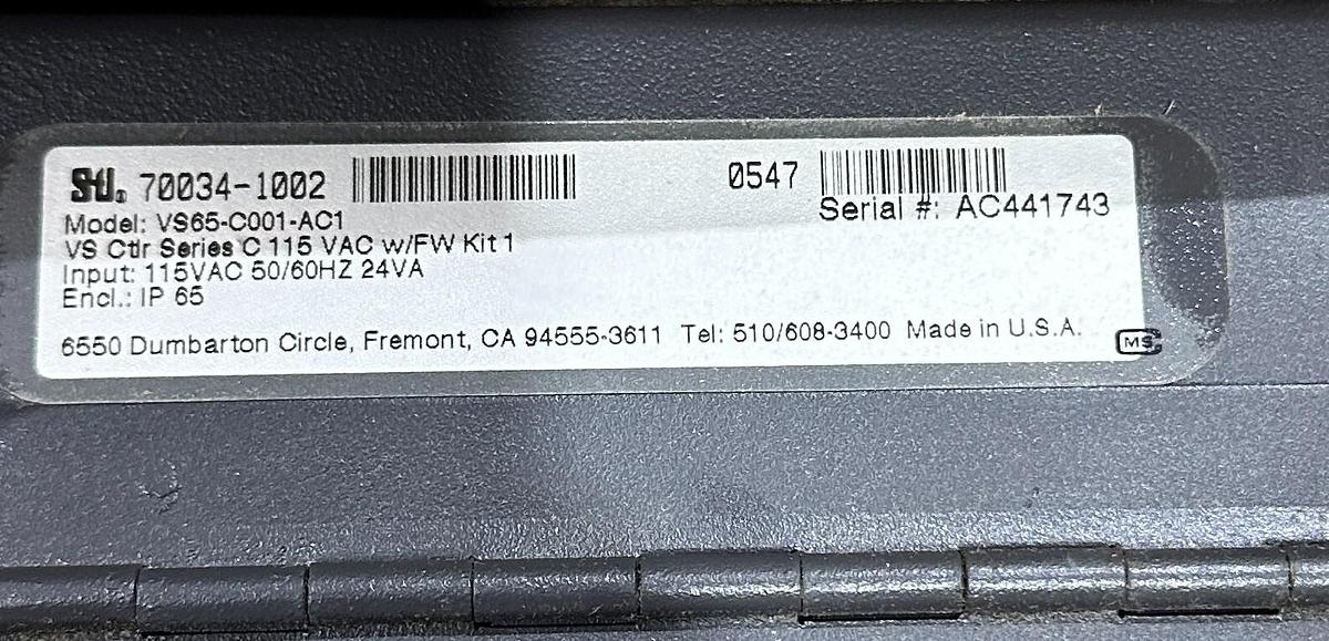 Used STI OMRON VS650030-0.25-C001-AC1-05X-05R / 70084-1098 ValueScan / VS KIT NSMP