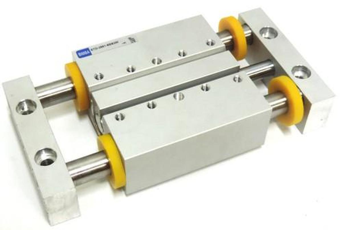 Used NEW BIMBA ETD-2551-EEB2M PNEUMATIC SLIDE MAX PRESS 10 BAR 140 PSI