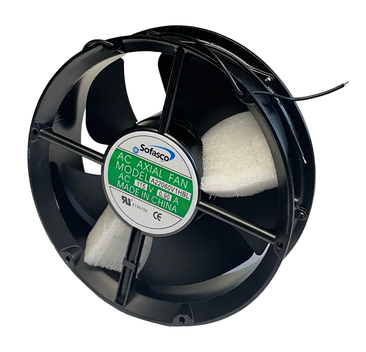 Used NEW SOFASCO A22060V1HBL AC AXIAL FAN 115VAC 0.90A BLACK NSNP