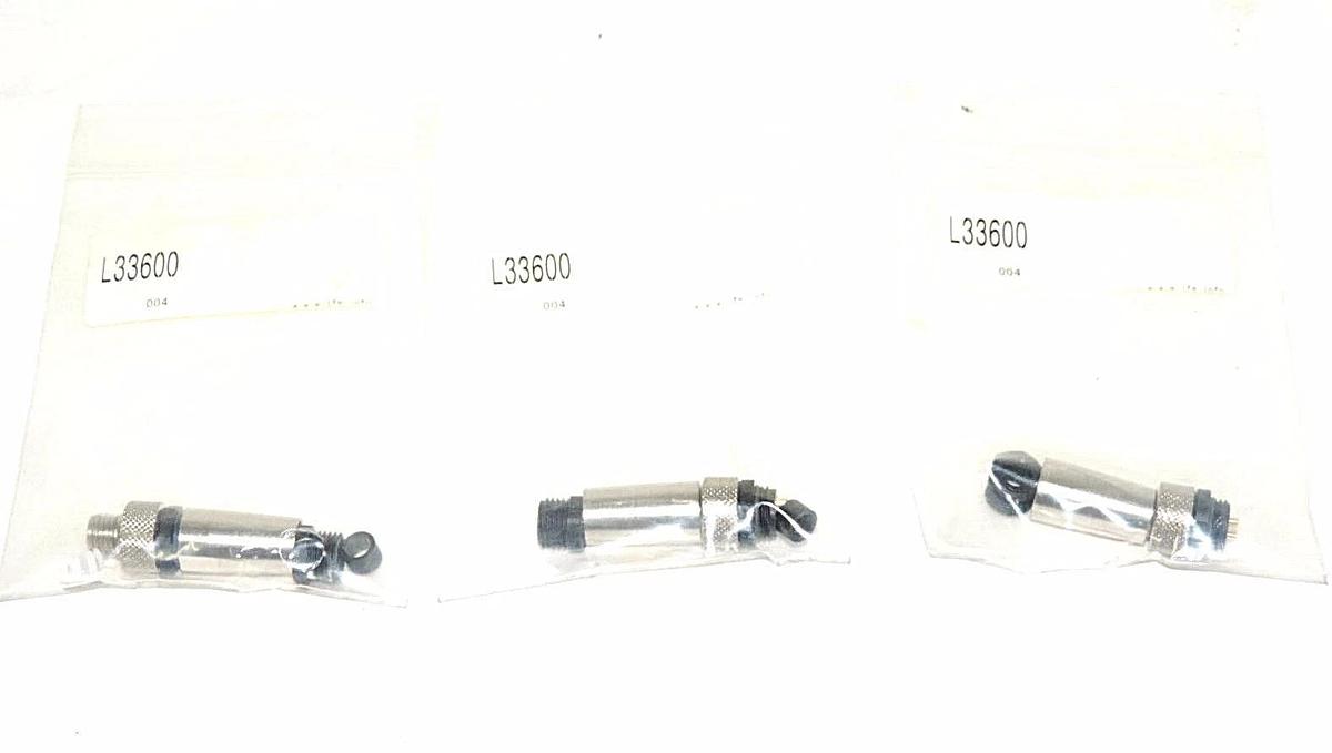 Used LOT OF 3 NIB IFM EFFECTOR L33600 CONNECTORS