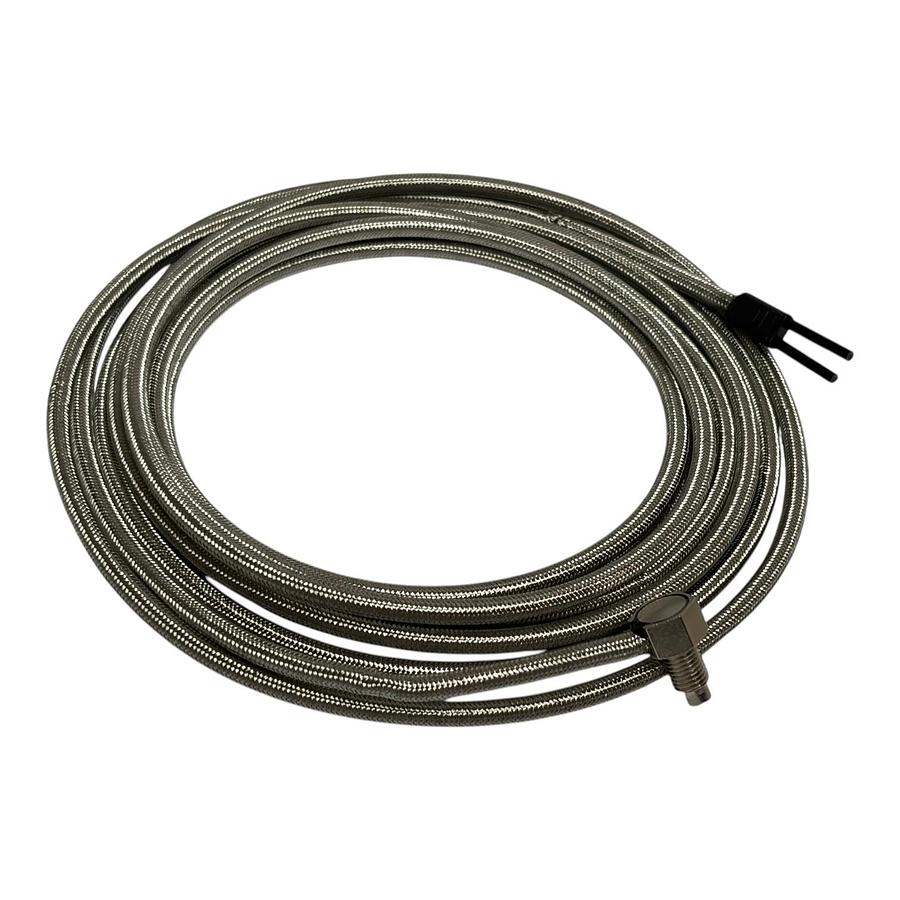 Keyence FU-67TG3 Hex Head Diffuse Fiber Optic Sensor Armored Cable FU-67TG New