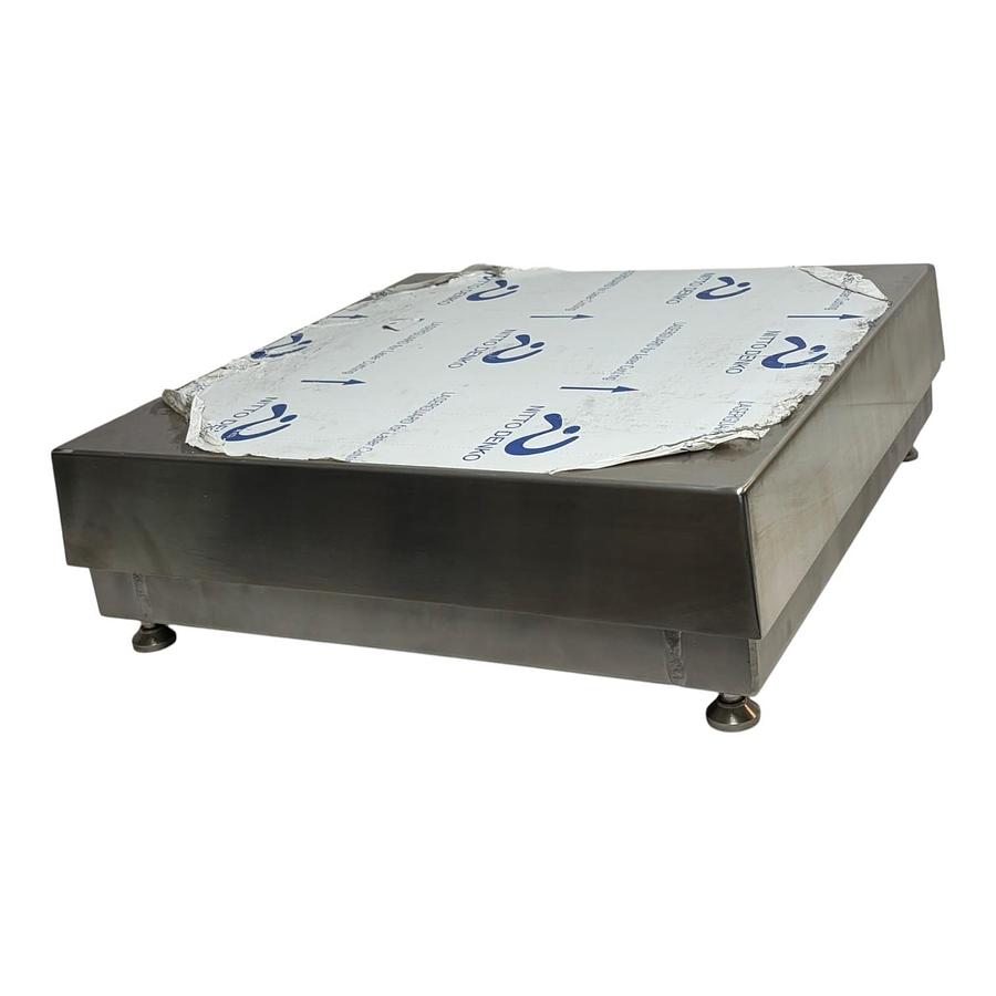 Used Mettler Toledo HD100SR Heavy Industrial 250 lb Bench Scale Base Stainless