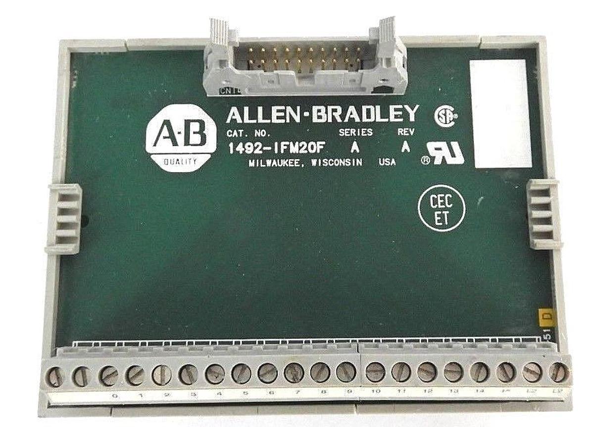 Used ALLEN BRADLEY 1492-IFM20F INTERFACE MODULE SER. A, REV. A