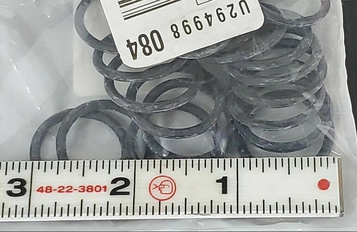 Used NEW RT DYGERT 1WNK9 117E70 117 EPDM 0-RINGS 00401850, PK-50