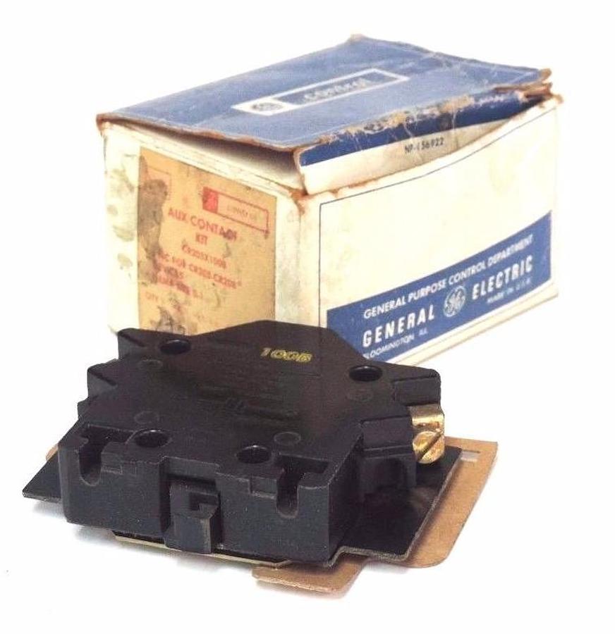 Used NIB GENERAL ELECTRIC CR205X100B AUXILIARY CONTACT