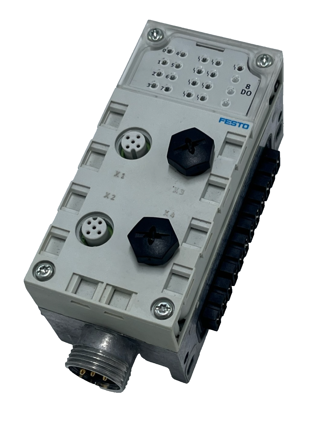 Used Festo CPX-AB-4-M12x2-5P-M3 (546997) with CPX-M-GE-EV Interlinking Block