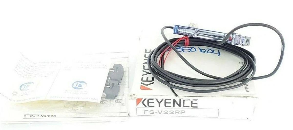 Used NIB KEYENCE FS-V22RP FIBER AMPLIFIER DUAL DIGITAL SENSOR FSV22RP