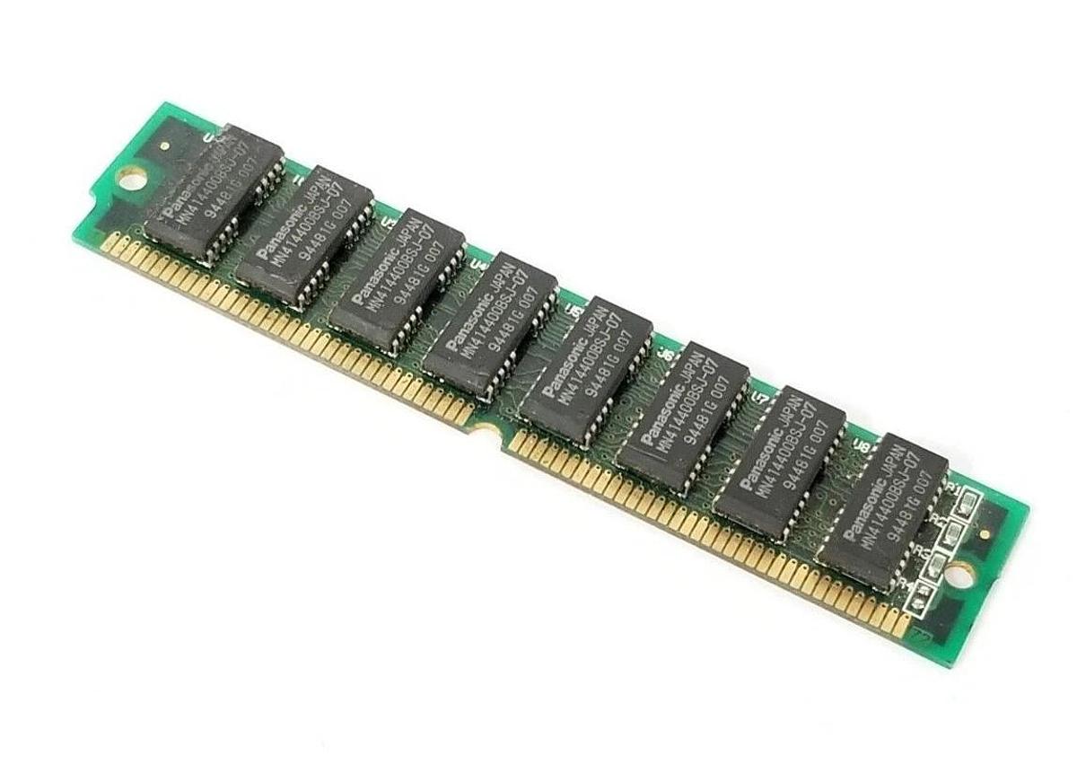 Used PANASONIC MN414400BSJ-07 RAM MODULE 94481G 007 72-PIN