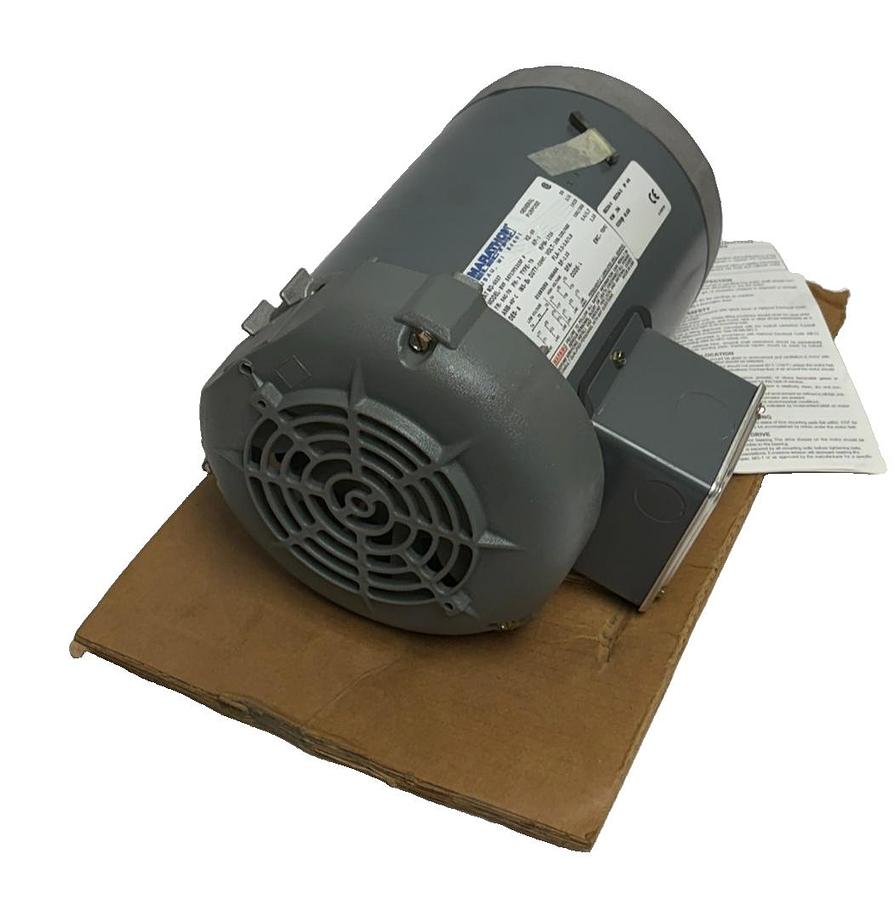Used Marathon Electric G527 1HP 56C 3 Phase 1725 RPM TEFC General Purpose Motor