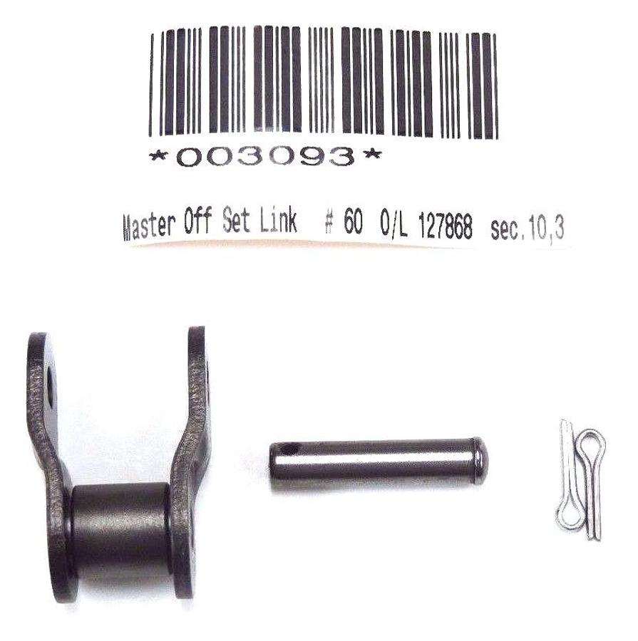 Used LOT OF 10 NIB MORSE #60 O/L 127868 MASTER OFF SET LINKS, 60OL127868