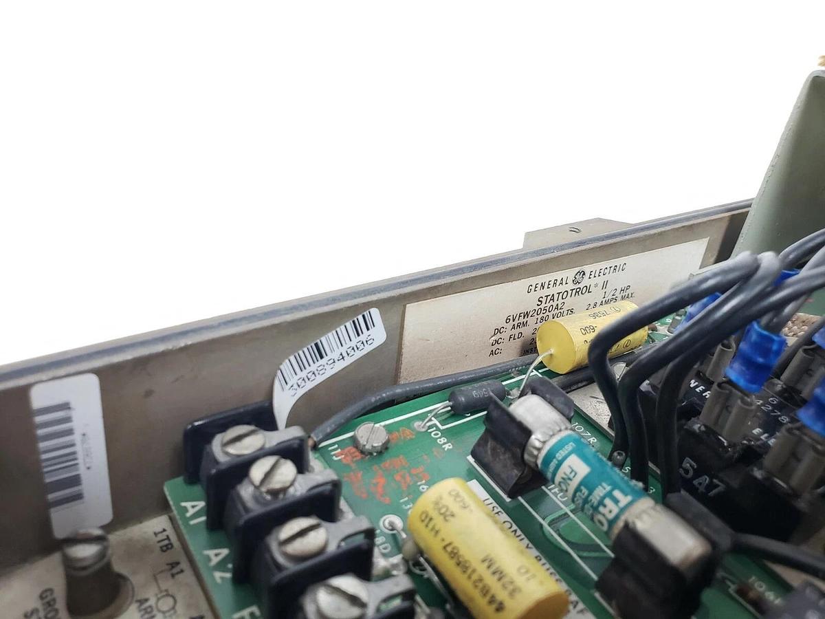 Refurbished REPAIRED GE 6VFW2050A2 STATOTROL II DRIVE 44B331753-G220 6VFWC2050A2 6VRC2001A2