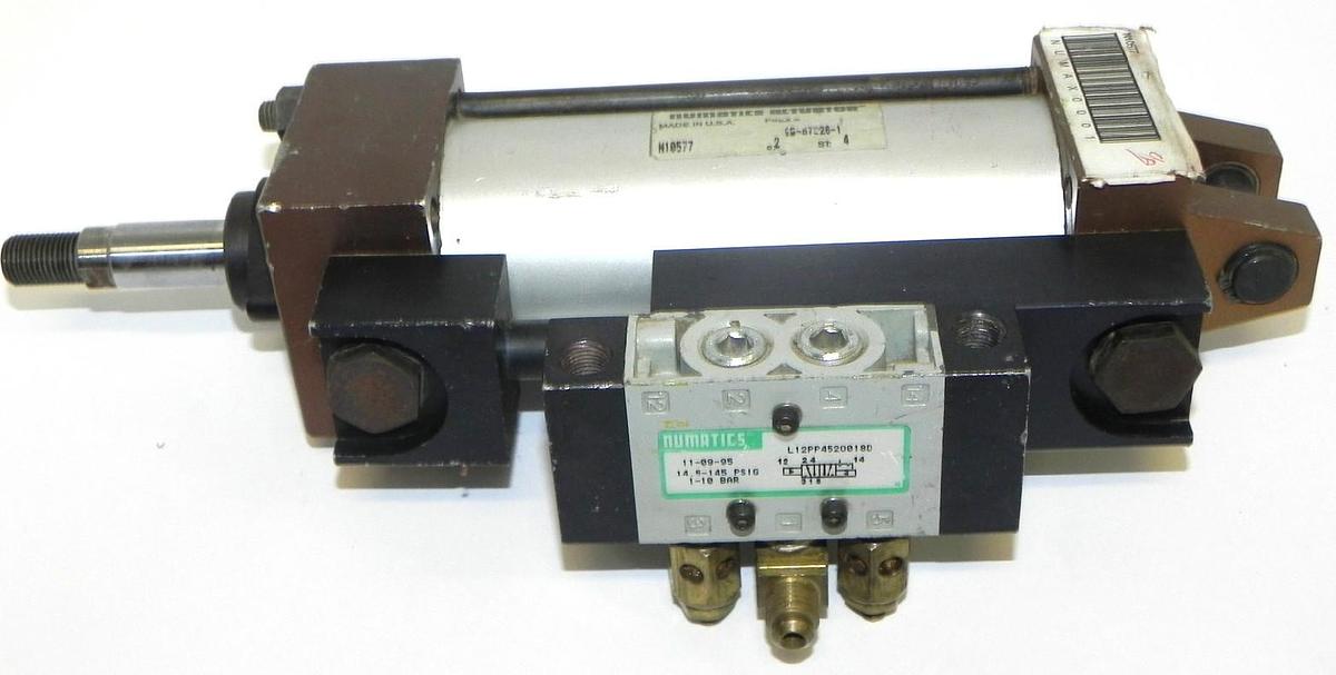 Used NUMATICS ACTUATOR N10577 W/ L12PP452O018D VALVE