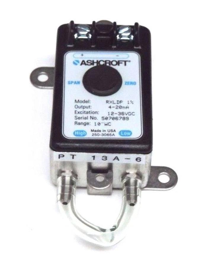 NIB ASHCROFT ASH-RX-D-100-B-M-MB4-42-B-10X PRESSURE TRANSMITTER RXLDP, 4/20MA