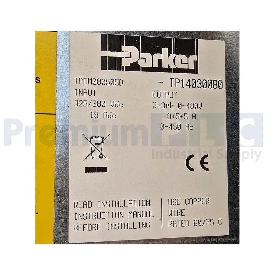 NEW PARKER TPDM080505D TPD-M SERIES 3-AXIS SERVO DRIVE 8+5+5A-DS402 NSMP
