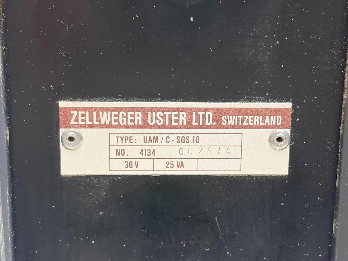 Used Zellweger Uster UAM/C-SGS 10 Textile Yarn Clearer Controller 36V