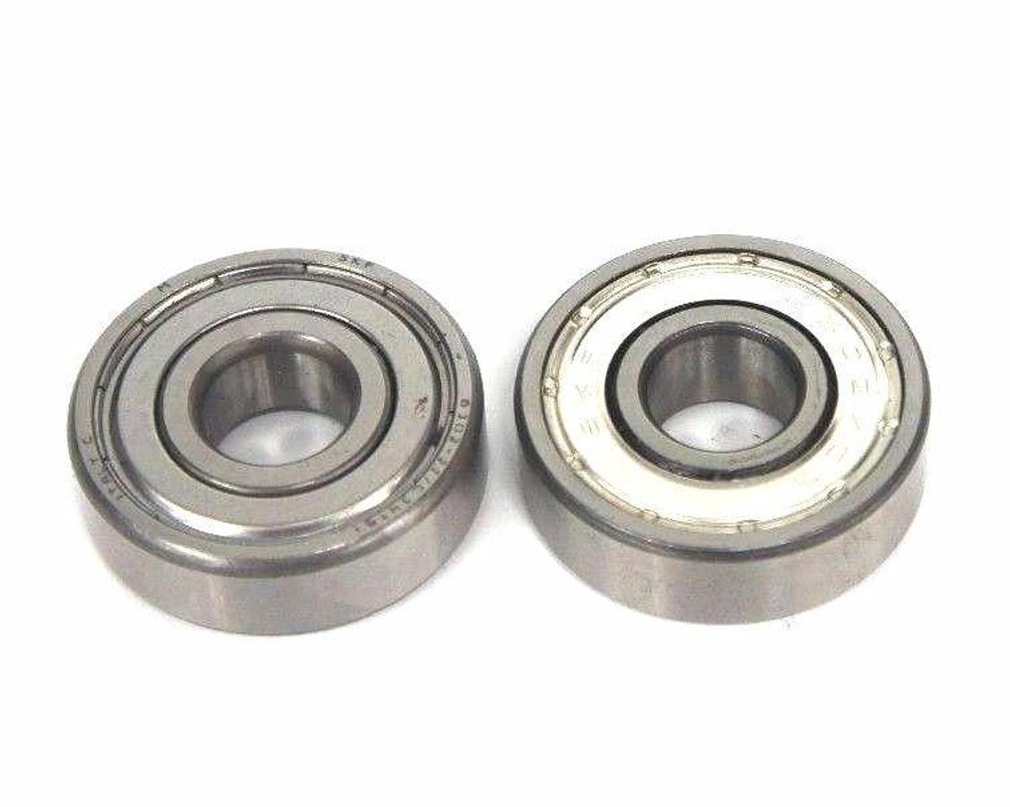 Used LOT OF 2 NEW SKF SINGLE ROW BALL BEARINGS 6302/C3 & 6302-ZZ/C3HT51