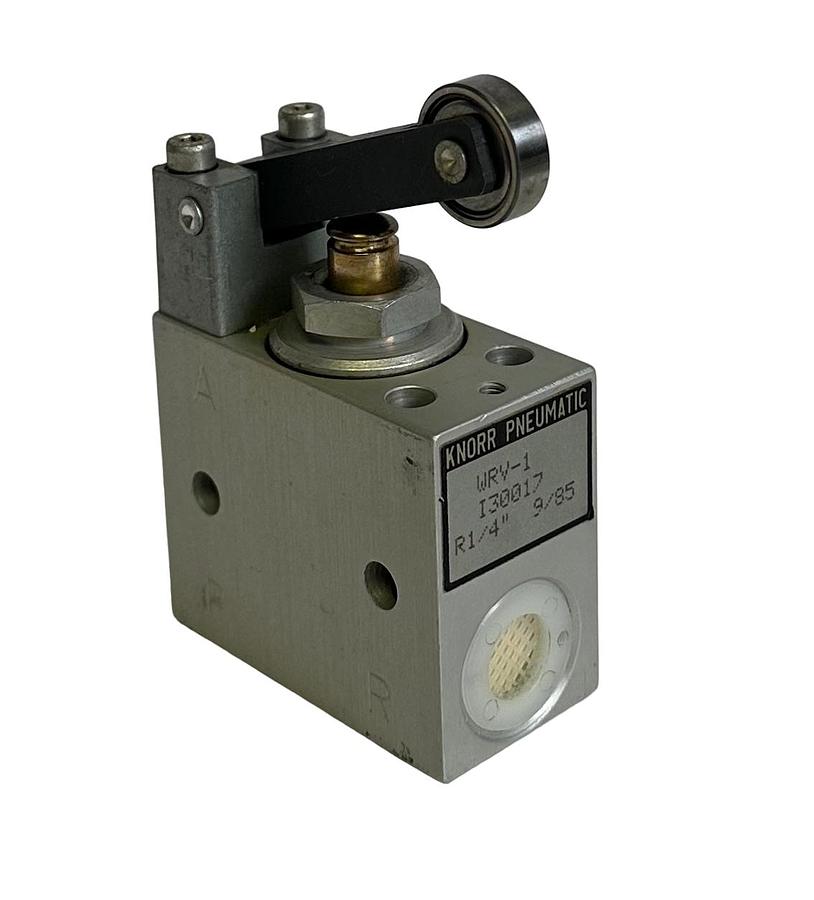 Used NEW KNORR PNEUMATIC WRV-1 / WRV1 PNEUMATIC SPRING RETURN LIMIT SWITCH I30017 1/4