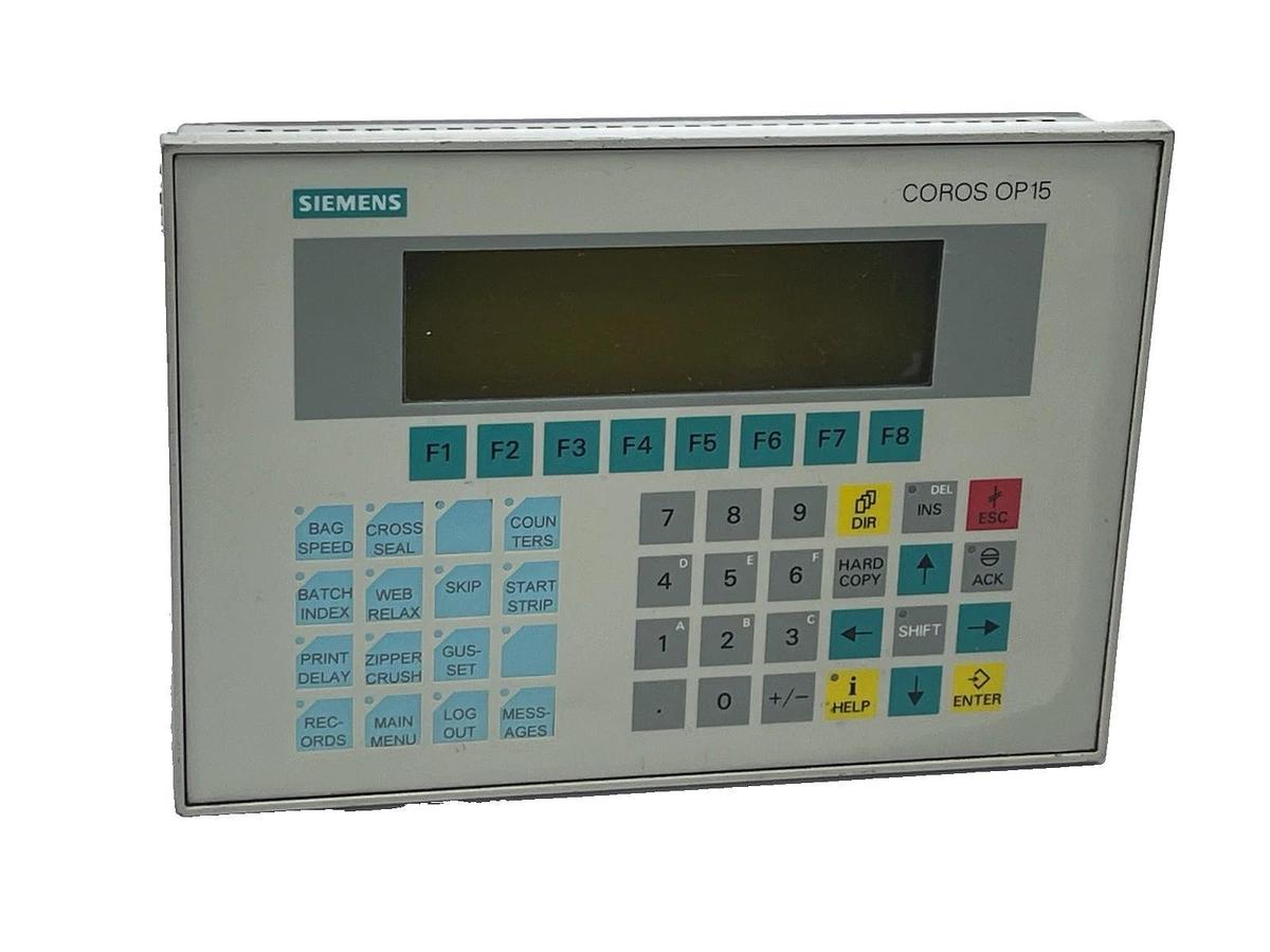 Used Siemens SIMATIC OP15-C Operator Panel HMI 6AV3515-1MA20-1AA0